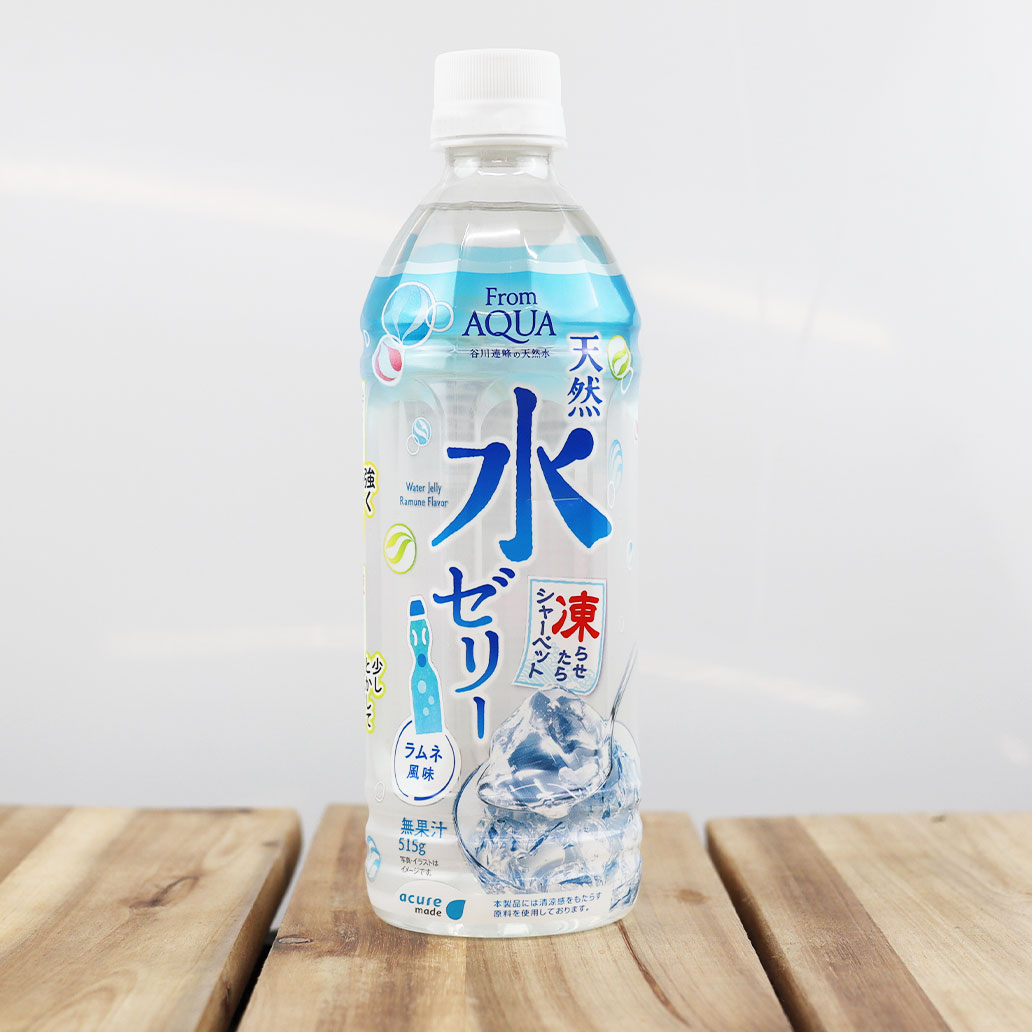 From AQUA 天然水ゼリー 515g 24本